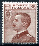 [Definitives - King Victor Emmanuel III, 1869-1947 - New Values, тип AQ6]