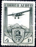 [The 11th International Railway Congress, Madrid - Blue Control numbers on back, type CL5]