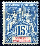 [Inscription: "St. PIERRE ET MIQUELON", type I5]