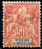 [Inscription: "St. PIERRE ET MIQUELON", type I10]