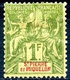 [Inscription: "St. PIERRE ET MIQUELON", Tip I12]