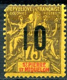 [Issues of 1892 and 1901-1906 Surcharged, Tip S9]