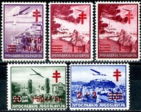 [The Fight Against Tuberculosis - Airmail Issue of 1937 Surcharged, Вид DT]