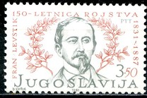 [The 150th anniversary of the Birth of Franc Levstik(1831-1887), type BWM]