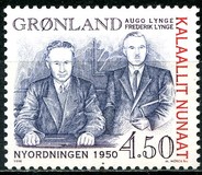 [Augo Lynge and Frederik Lynge. Politicians, type IV]