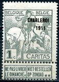 [Overprinted "CHARLEROI 1911", type AO8]