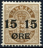 [No. 25B, 25A & 39 Surcharged, tip K]