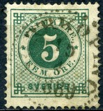 [Numerals in Circle - Blue Coach Horn on Back, jenis F24]