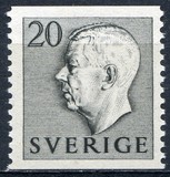 [King Gustaf VI Adolf of Sweden - Without Imprint, ประเภท DB4]