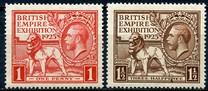 [The Re-opening of the British Exhibition in Wembley - Year 1925 on Stamp, type CE]