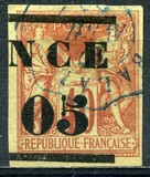 [French Colonies, General Issues Postage Stamps Surcharged - "N C E" 14½mm Wide, type B]