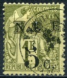 [French Colonies, General Issues Postage Stamp Surcharged, type D]
