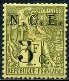 [French Colonies, General Issues Postage Stamp Surcharged, type D]