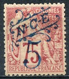 [French Colonies, General Issues Postage Stamp Surcharged, type J1]