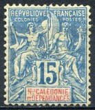 [Inscription: "NLLE CALÈDONIE et DEPENDANCES" - Colored Paper, type I5]