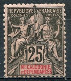 [Inscription: "NLLE CALÈDONIE et DEPENDANCES" - Colored Paper, type I7]