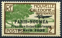 [Airmail - The 1st Anniversary of Paris-Noumea Flight, type S9]