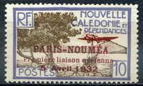 [Airmail - The 1st Anniversary of Paris-Noumea Flight, type S12]