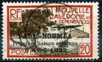 [Airmail - The 1st Anniversary of Paris-Noumea Flight, type S14]