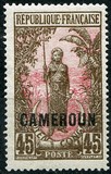 [Middle Congo Postage Stamps (Colors Changed) Overprinted "CAMEROUN", type F3]