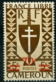 [Free France Issue Surcharged, veids AH16]