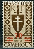 [Free France Issue Surcharged, veids AH16]