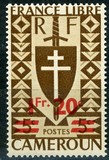 [Free France Issue Surcharged, veids AH17]