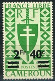 [Free France Issue Surcharged, veids AH18]