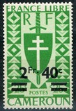 [Free France Issue Surcharged, veids AH18]