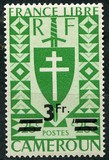 [Free France Issue Surcharged, veids AH19]