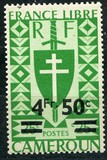[Free France Issue Surcharged, veids AH20]