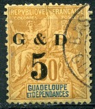 [No. 35-39 Surcharged & Overprinted "G & D" or "G et D", type I]