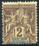 [Inscription: "GUADELOUPE ET DEPENDANCES", 类型 G1]