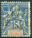 [Inscription: "GUADELOUPE ET DEPENDANCES", 类型 G5]