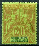 [Inscription: "GUADELOUPE ET DEPENDANCES", 类型 G6]