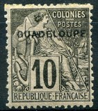 [French Colonies- General Issues No. 45-51 & 53-58 Overprinted "GUADELOUPE", type E4]