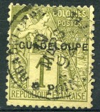 [French Colonies- General Issues No. 45-51 & 53-58 Overprinted "GUADELOUPE", type E12]