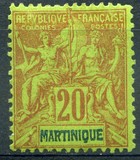 [Inscription "MARTINIQUE" in Red or Blue Colour, タイプ F7]