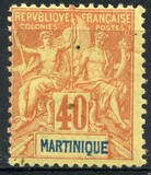 [Inscription "MARTINIQUE" in Red or Blue Colour, タイプ F10]