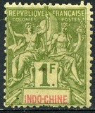 [Inscription: "INDO-CHINE" - Colored Paper, type C12]