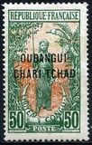 [Middle Congo Postage Stamps Overprinted "OUBANGUI-CHARI-TCHAD", type A12]