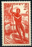 [Man Poling a Canoe, type AB]