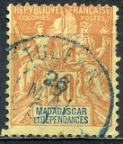 [Inscription: "MADAGASCAR ET DEPENDANCIES", प्रकार H9]