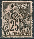 [French Colonies Postage Stamps Overprinted "REUNION", type F7]