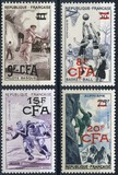 [Stamps of France Surcharged, type CT]