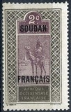 [Upper Senegal and Niger Stamps of 1914-1916 & Not Issued Stamps Overprinted "SOUDAN FRANCAIS" - Tuareg on Camel, type C1]