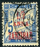 [Postage Due Stamps Surcharged & Overprinted, type I]