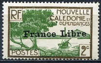 [Free France - Previous Issues Overprinted "France Libre", type S18]