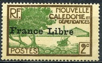 [Free France - Previous Issues Overprinted "France Libre", Tip S18]
