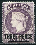 [Queen Victoria - Not Issued Stamps Surcharged. New Watermark, タイプ B33]